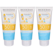 bioderma photoderm pediatrics latte solare spf50+ 3x200 ml