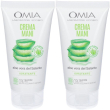 omia - crema mani con aloe vera del salento 2x75 ml