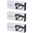 occhiali da lettura glassio santa clara colore nero gradazione +2,0 3x