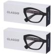 occhiali da lettura glassio santa clara colore nero gradazione +2,0 2x