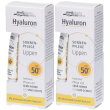 medipharma hyaluron protezione solare labbra spf50+ 2x7 ml