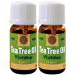 tea tree oil vividus 2x10 ml olio essenziale