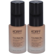 korff cure make up fondotinta fluido effetto lifting 2x30 ml