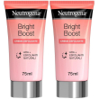 neutrogena bright boost crema esfoliante viso 75 ml 2x75