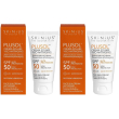 plusol crema solare viso spf50 50 ml 2x50 ml