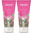 weleda doccia cremosa love rosa 2x200 ml