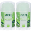 deonaturals mineral deo stick con aloe vera 2x100 g