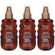 garnier ambre solaire ideal bronze spray spf 20+ 3x178,1 ml