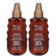 garnier ambre solaire ideal bronze spray spf 20+ 2x178,1 ml