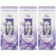 l´erbolario bagnoschiuma iris 3x250 ml schiuma da bagno