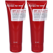 recipe for men crema viso spf30 2x75 ml