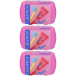 curaprox travel set, pink 3x1 st