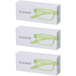 occhiali da lettura glassio cupertino colore verde acido gradazione +2