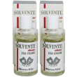 due scudi solvente oleoso per unghie 2x50 ml olio