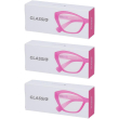 occhiali da lettura glassio santa clara colore rosa gradazione +2,0 3x