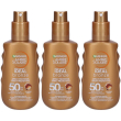 garnier ambre solaire ideal bronze spray spf 50+ 3x177,34 ml
