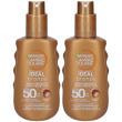garnier ambre solaire ideal bronze spray spf 50+ 2x177,34 ml