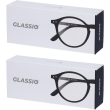 occhiali da lettura glassio monterey colore nero +2,0 2x1 st