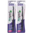 forhans respect spazzolino ecologico 0,18 setole morbide 2x1 st