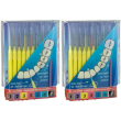 pikdent® giallo 0,6 mm scovolini interdentali 2x10 pz spazzolino da de