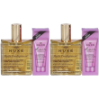 nuxe set hair prodigieux lo shampoo effetto lucentezza 30ml + huile pr