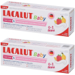 lacalut baby dentifricio 0-2 anni 2x55 ml