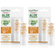 equilibra aloe vitaminica stick solare protettivo spf50+ 2x12 ml