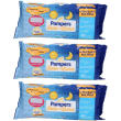 pampers sole e luna salviette 3x40 st