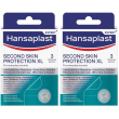 hansaplast second skin protection xl 3, grandi cerotti con capsula cur