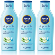 nivea sun latte doposole hydrate 400 ml, dopo sole idratante con aloe