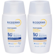 bioderma photoderm xdefense ultra-fluid spf50+ tonalità 02 2x40 ml