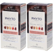 phyto color kit 6,77 marrone chiaro cappuccino 2x1 pz set