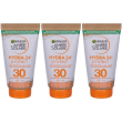 garnier ambre solaire hydra 24 spf30 lotion 3x59 ml