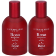 l`erbolario profumo rosa purpurea 2x50 ml