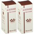 due scudi acetone per unghie 2x50 ml soluzione