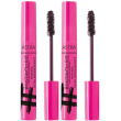 astra make-up #instavolume - mascara ultra-volumizzante 2x10 ml