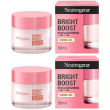 neutrogena bright boost crema idratante viso, gel illuminante, n