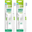 gum sonic daily spazzolino elettrico a batteria - bianco 2x1 st