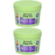 garnier fructis metodo ricci maschera 2x370 ml