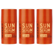 nuxe sun stick solare siero viso spf 50 3x25 g