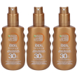 garnier ambre solaire ideal bronze spray spf 30+ 3x177,34 ml