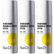 faced hydrasun fluido solare viso spf50 3x50 ml