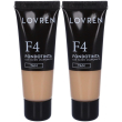lovren fondotinta colore f4 tan 2x25 ml