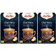 yogi tea speziat nero chai bio 3x37,4 g tè