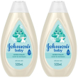 johnson's baby cottontouch bagnodoccia 2in1 shampoo per bambini 2x500