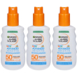 garnier ambre solaire kids advanced sensitive spray spf 50+ 150ml 3x17
