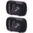 curaprox travel set black is white 2x1 st