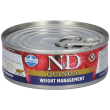 farmina® n&d quinoa weight management wet food 10x80 g