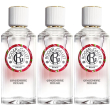 roger&gallet gingembre rouge - acqua profumata di benessere 3x100 ml