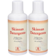 skinsan detergente dermatologico 2x500 ml sapone liquido